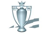 Der Pokal für den Sieger der Premier League.